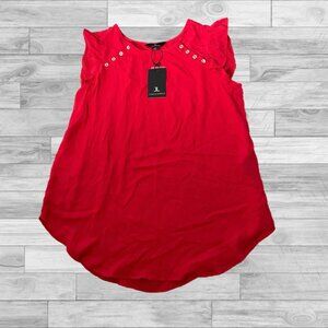 Jules & Leopold red blouse NWT size medium